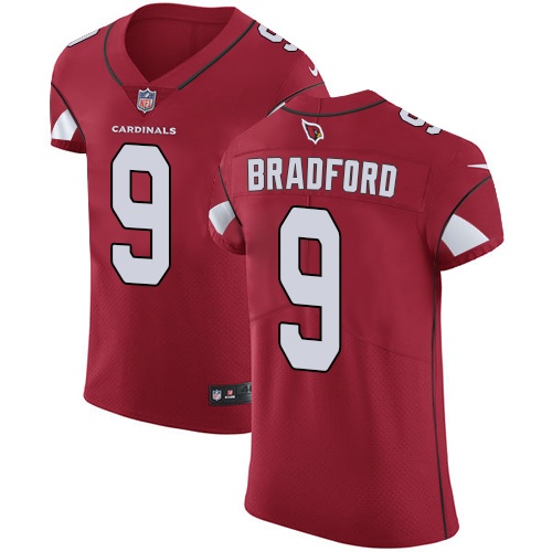 Nike Cardinals #9 Sam Bradford Red Team Color Men's Stitched NFL Vapor Untouchable Elite Jersey - Click Image to Close
